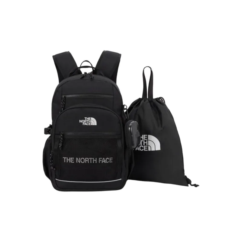 THE NORTH FACE Polyester Backpack Handbag Combo Set Kids' Black-0