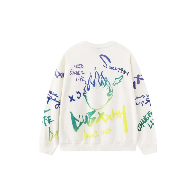 Clubxxhh Sweatshirt Unisex White-1