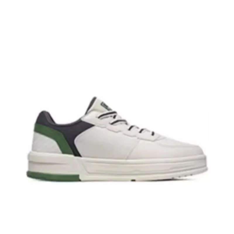 361° Anti Slip Wear Resistant Low Top Skateboard Shoes Men's Beige Gray Green-1