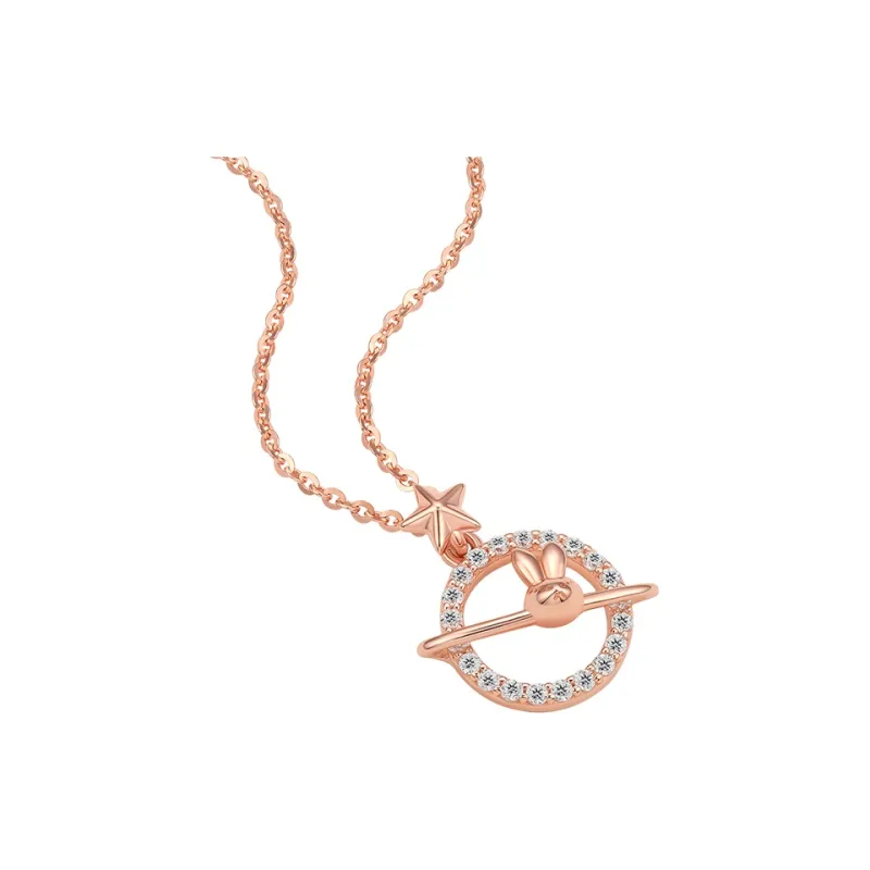 ZHOU LIU FU S925 Silver Necklaces Women's-2