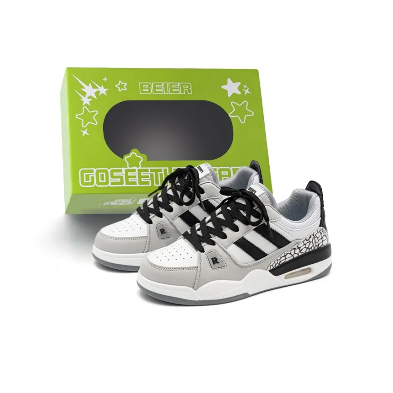 BEIER Campus Classic Comfortable Abrasion Resistant Slip Resistant Low Top Skateboard Shoes Unisex-12