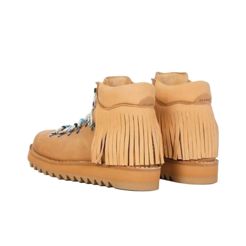 Alanui Ankle Boots Men Brown-4