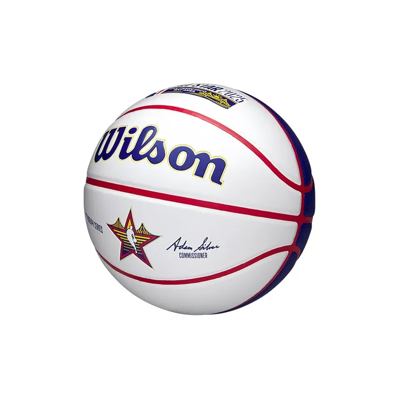 Wilson All Star PU Basketball White Size 7 Ball Training Competition Unisex-1