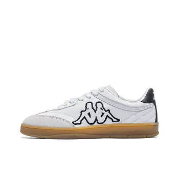 Kappa Tifo Anti Slip Wear Resistant Low Top Skateboard Shoes Unisex White Black