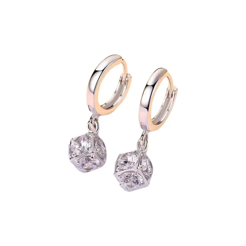 U state Sterling Silver 990 Earrings Women's-0