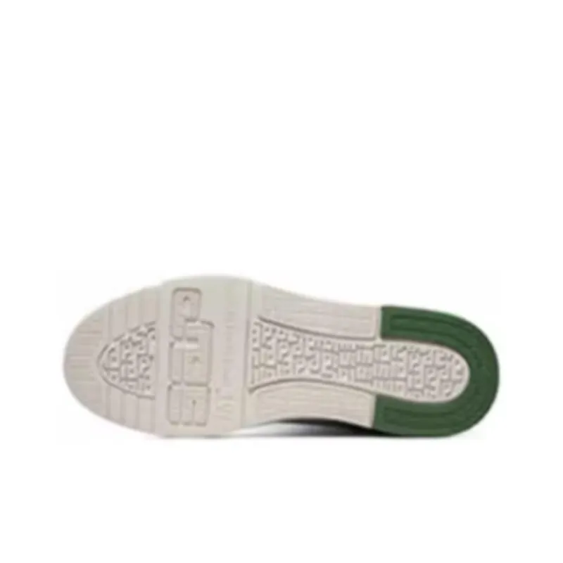 361° Anti Slip Wear Resistant Low Top Skateboard Shoes Men's Beige Gray Green-4