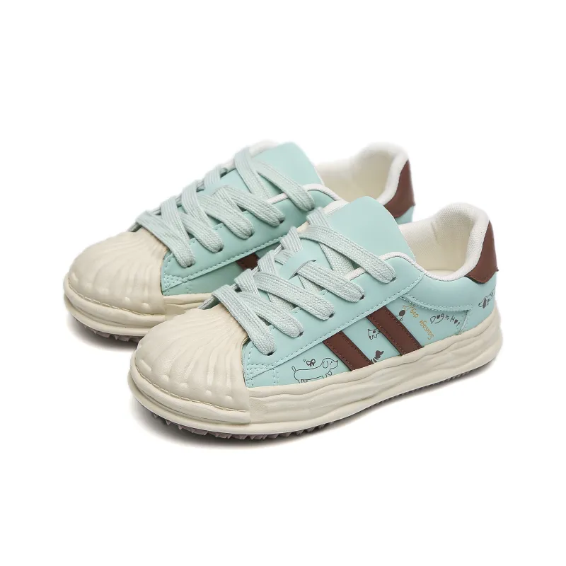 TUOPIN Anti-Slip And Wear-Resistant Lightweight Low-Top Skateboard Shoes Women's-1