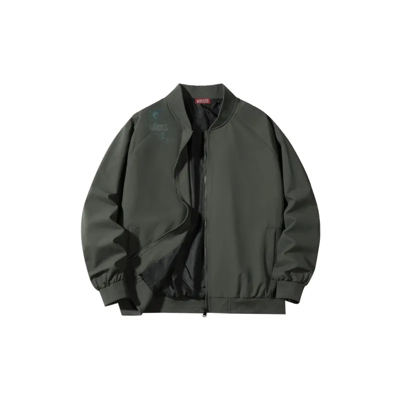WOKXSS Jackets Coats Unisex Army Green-1