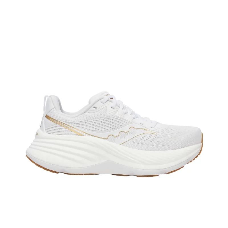 Saucony Hurricane 24 White Gold Women's-1