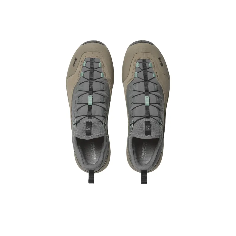 SALOMON Alpinway Anti Slip Wear Resistant Low Top Hiking Shoes Unisex Gray Brown-2