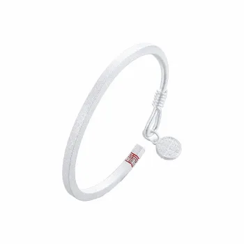 CHINA GOLD 999 Fine Silver Bangles Women's