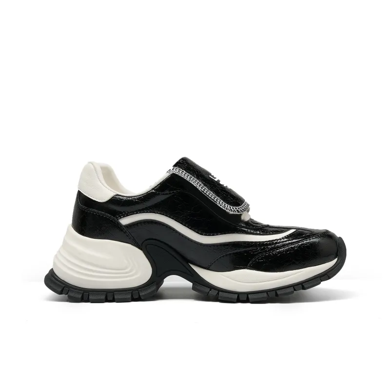 LEECAT STUDIO Cushioning Height Increasing Wear-Resistant Slip-Resistant Low-Top Chunky Sneakers Women's-8