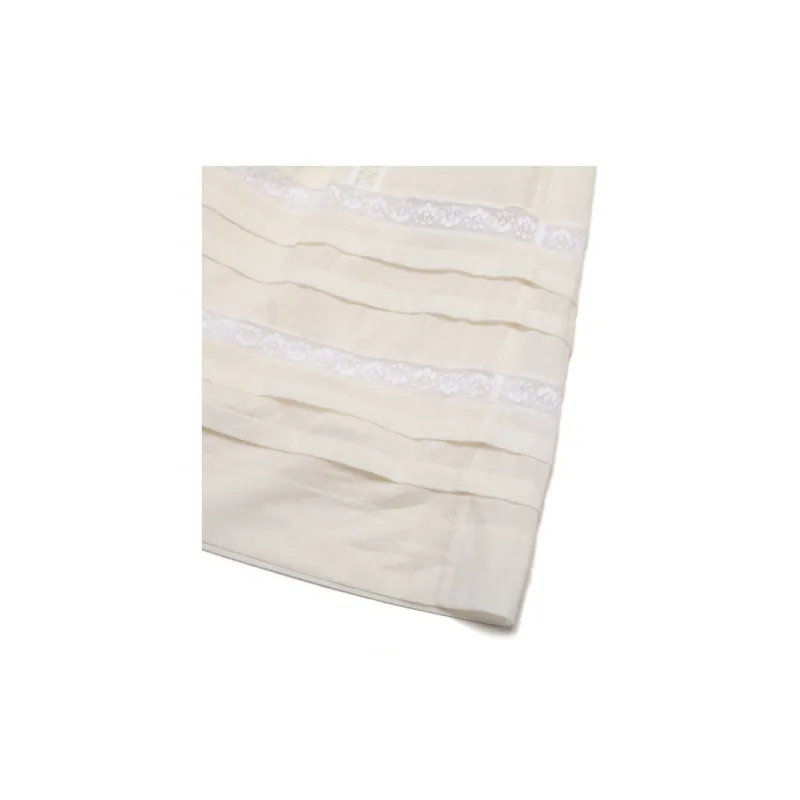 Burberry Long Sleeved Dress Women's White-3