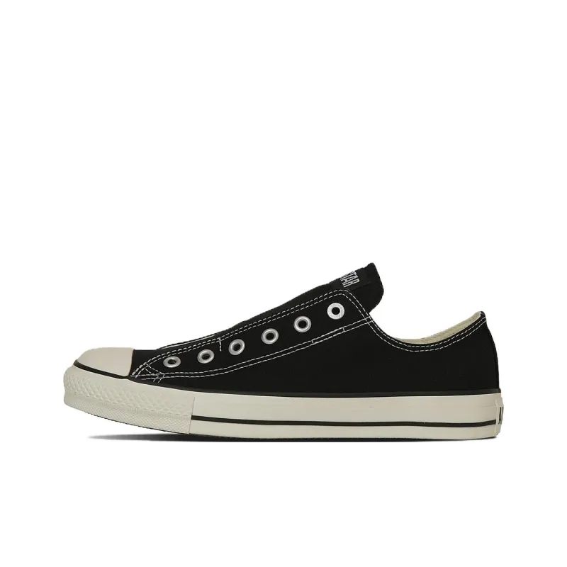 Converse All Star Anti Slip Wear Resistant Low Top Canvas Shoes Unisex Black-0