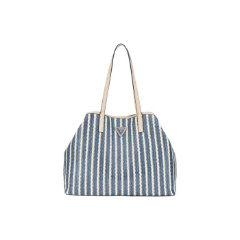 GUESS Viscose Tote Bag, Shopping Bag, Shoulder Bag Women's Blue