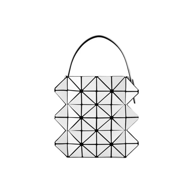 ISSEY MIYAKE Polyvinyl Chloride Resin Handbag Mini Women's White-0