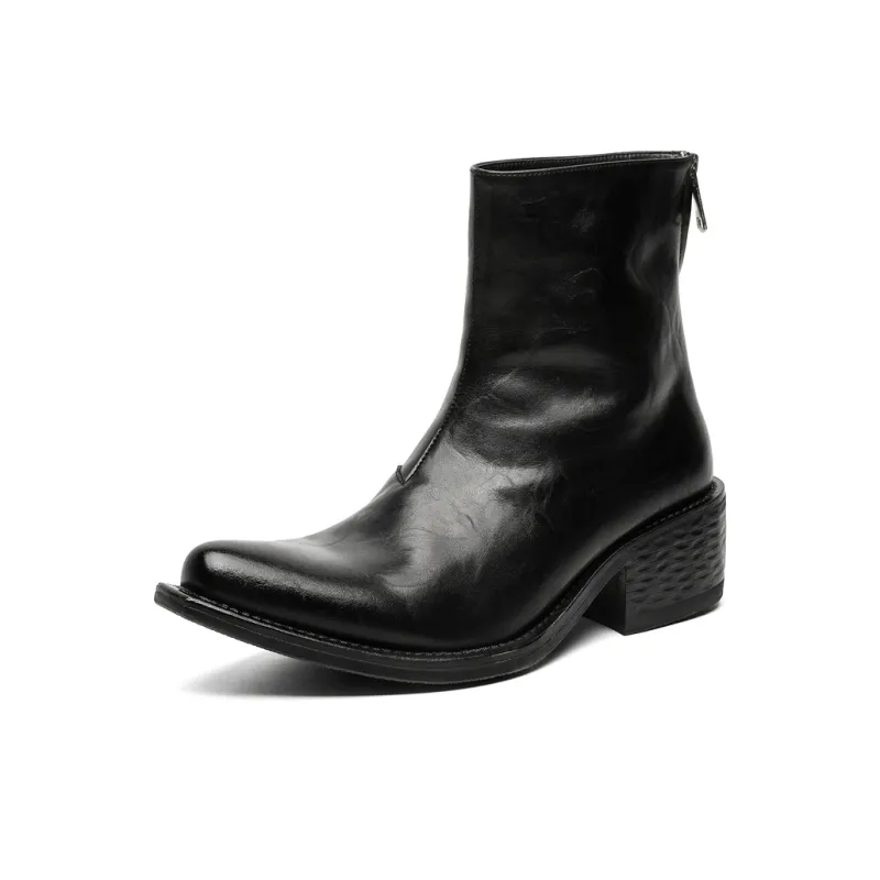 Chi Wolf Ankle Boots Unisex Black-1
