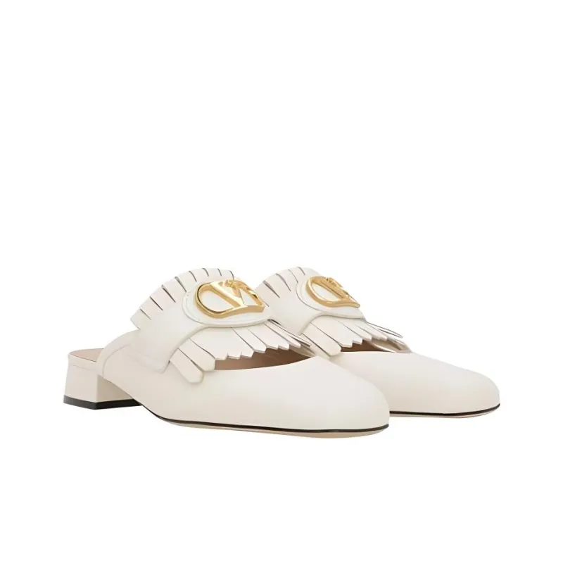 Valentino VLogo Plaque Square Toe Sandals Women's-2