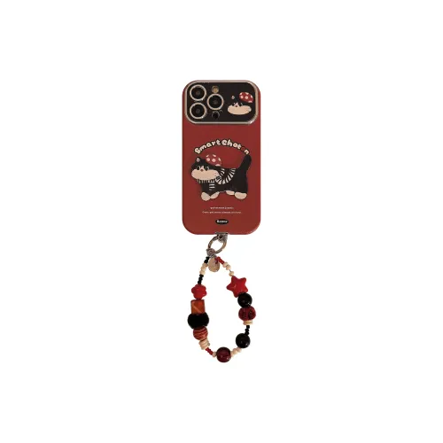 QIZHENG TPU Material Instagram Style Red Phone Case Compatible With Apple 16 Pro Max/15/14/13/12/11