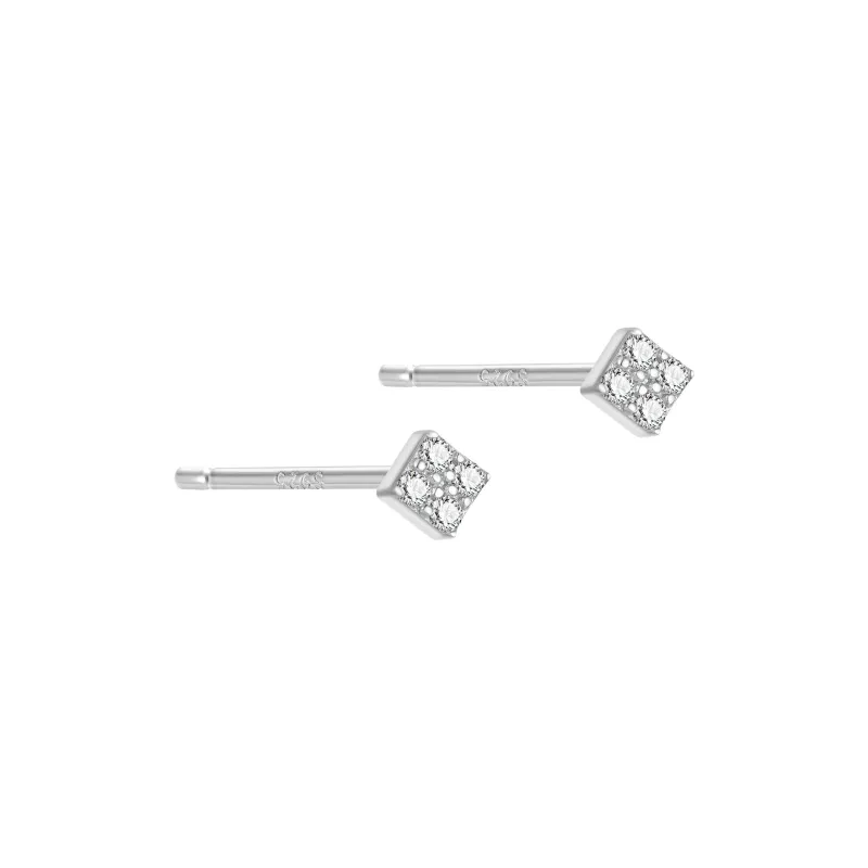 A CONG Studio S925 Silver Stud Earrings Women's-0
