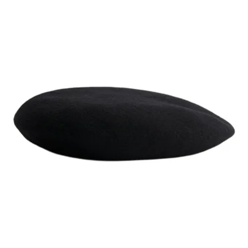 H&M Wool Polyamide Berets Women's Black