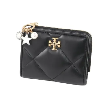 TORY BURCH Leather Wallet Women's Black
