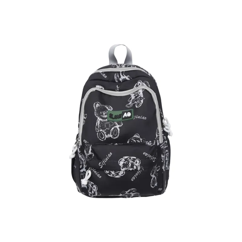 Yalu Nylon Laptop Bag Backpack Unisex Multicolor-7