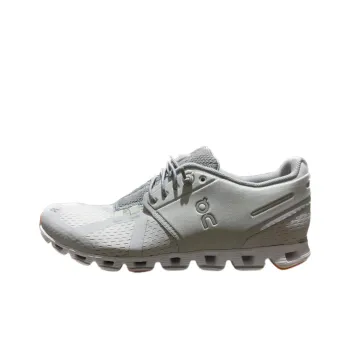 On Cushioned Slip Resistant Abrasion Resistant Low Top Running Shoes Women's Gray Orange