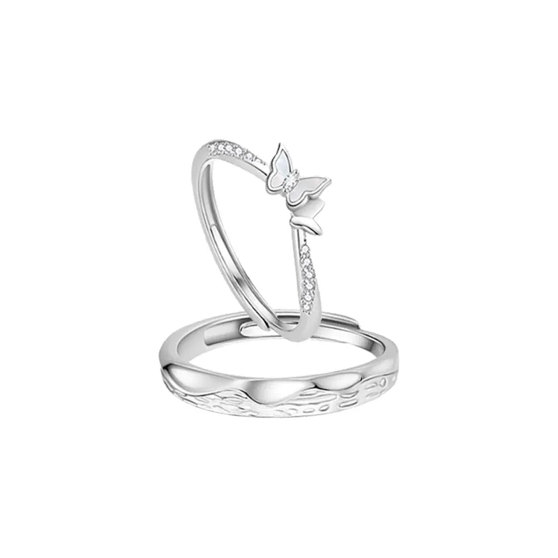CLARKIA FLOWER S999 Fine Silver Rings Unisex-0