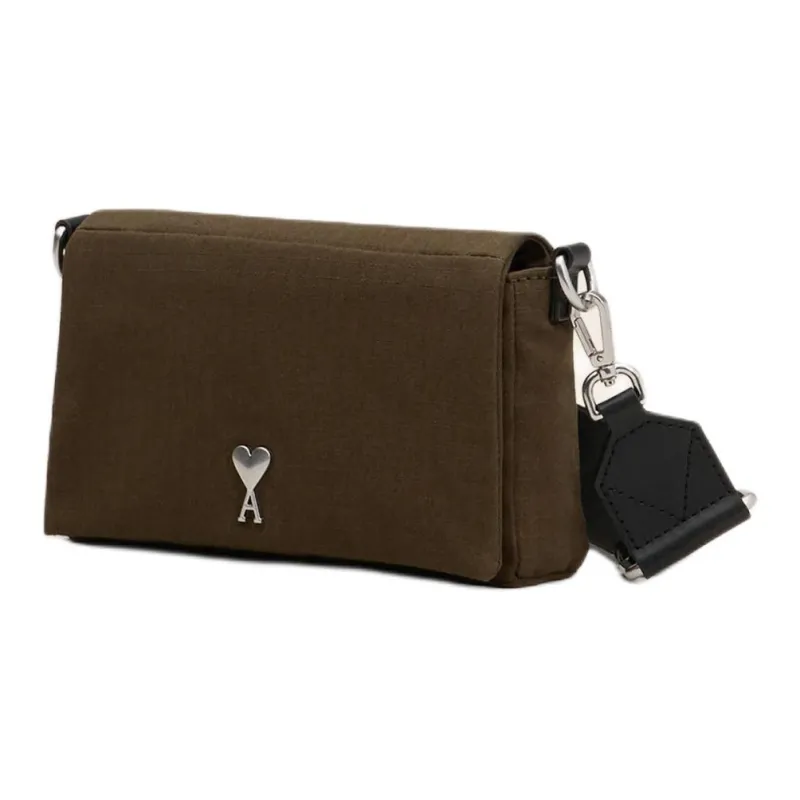 AMIPARIS Polyester Shoulder Bag Crossbody Bag Unisex Black Olive-1