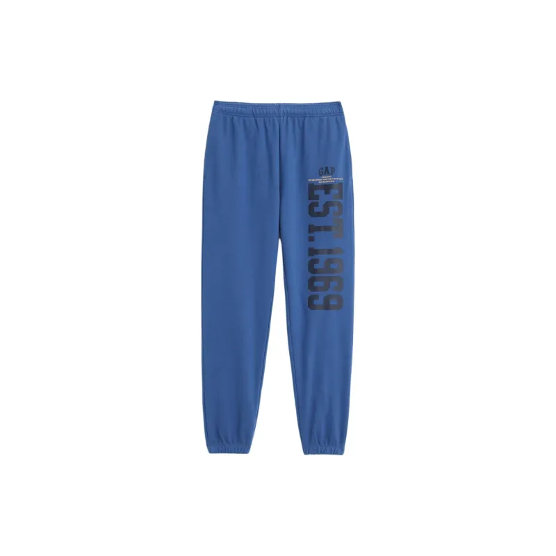 GAP Knitted Sports Pants Unisex Blue-0