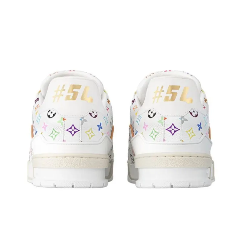 LOUIS VUITTON Lv Trainer Takashi Murakami White-4