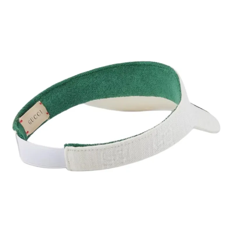 GUCCI Cotton Sun Protection Hats Kids' Red Green-2