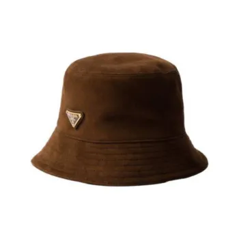 PRADA Triangle Logo Bucket Hat