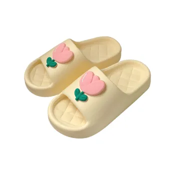 SHIGUDE Slippers Women's, Custard