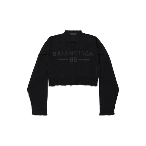 Balenciaga SS25 Knitwear Regular Fit Unisex Black