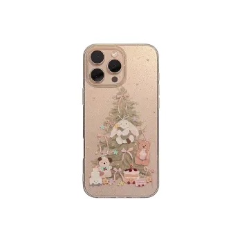 QIZHENG TPU Material Cute Christmas Tree Phone Case Compatible With Apple 16 Pro Max/15/14/13/12/11