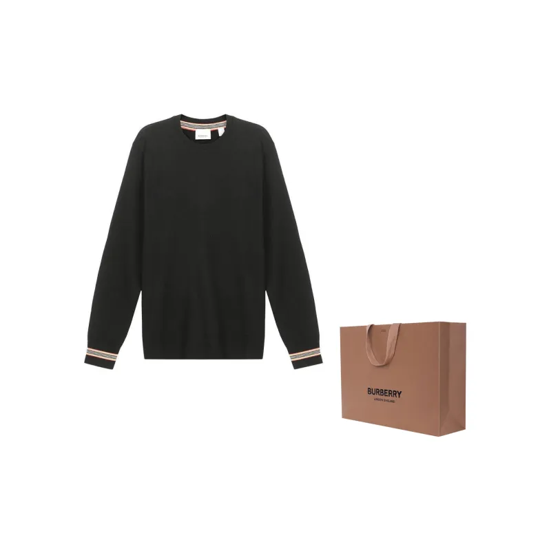 Burberry Sweaters Men Black-6