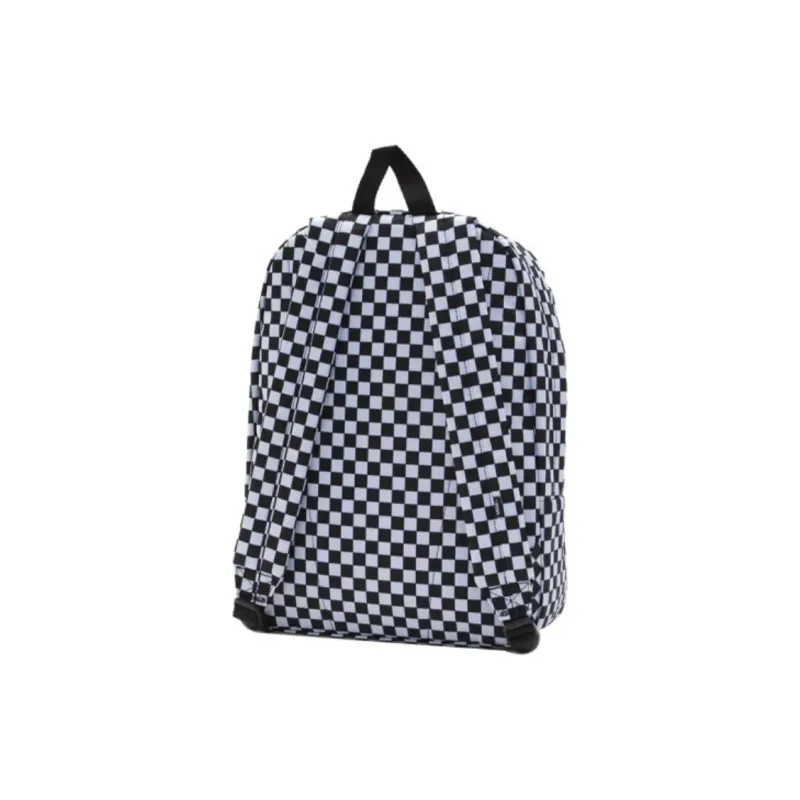 Vans Polyester Backpack Regular Unisex Black White-1