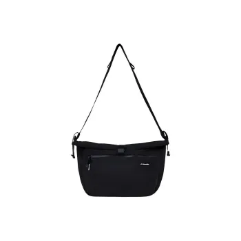 NATUREHIKE Nylon Tote Bag, Shopping Bag, Portable, Crossbody Bag, Shoulder Bag Unisex Black