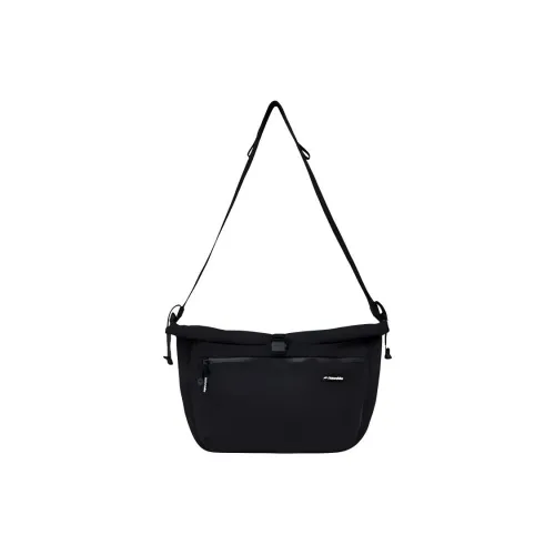 NATUREHIKE Nylon Tote Bag, Shopping Bag, Portable, Crossbody Bag, Shoulder Bag Unisex Black