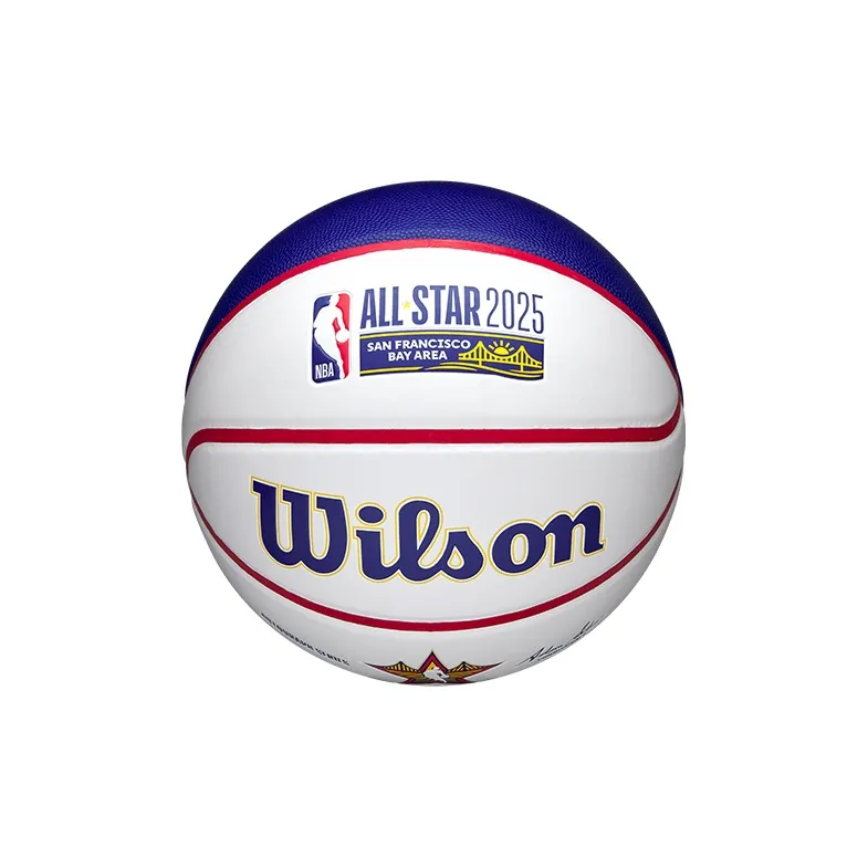 Wilson All Star PU Basketball White Size 7 Ball Training Competition Unisex-3