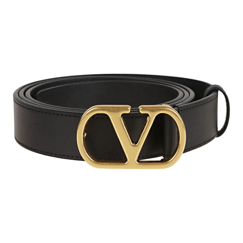 Valentino VLogo Signature Buckled Belt-0