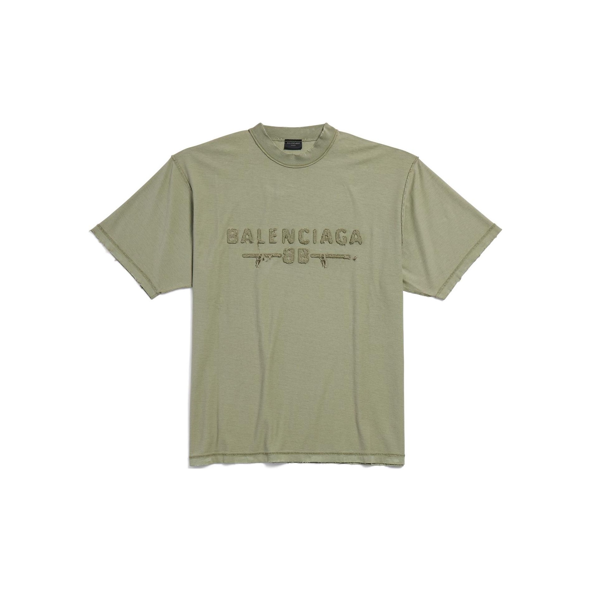 BALENCIAGA＊SS25 T-shirts Balenciaga Medium Fit T-Shirt Off White Men's - SS25 - US