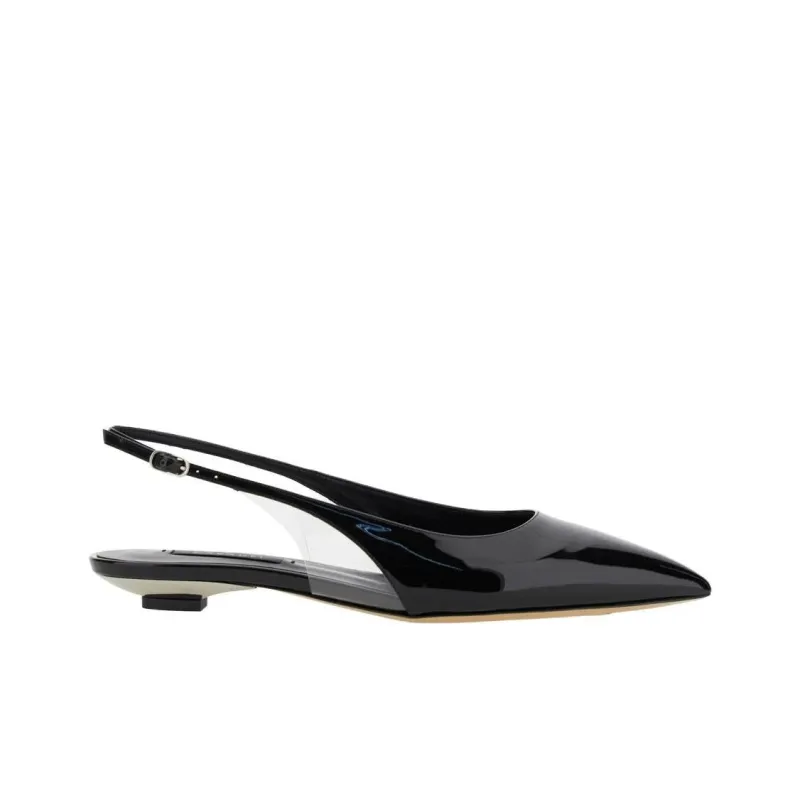 Casadei Slingback Ballet Flat Shoes Women's-1