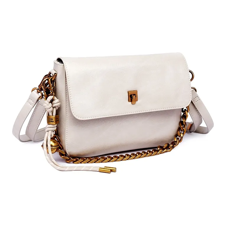 GELANDAI Cow Leather Shoulder Bag Crossbody Bag Women's Black/Glass Blue/Sandalwood/Almond Milk-4