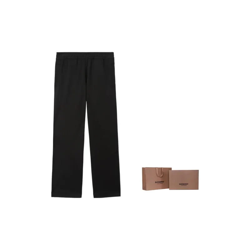 Burberry Printed Logo Pants-8