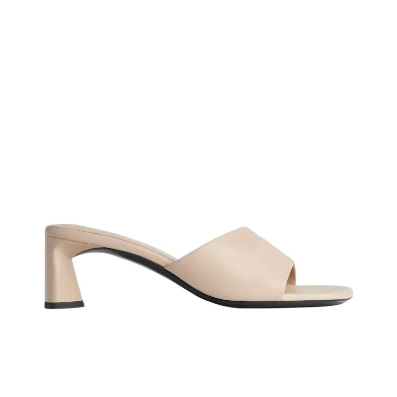 Balenciaga DUTY FREE Slide Slippers 6cm Women's Beige-1