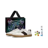 Korean White/Chocolates Dark Brown (Black Tiger Gift Bag+Socks)