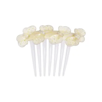 ROYALSASA Acrylic, Faux Crystal Hair Side Comb Women's